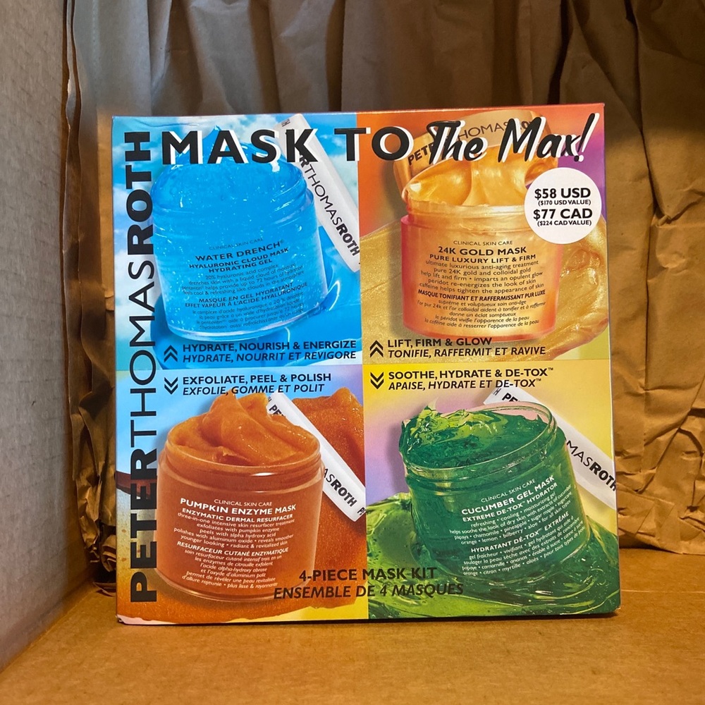 Peter Thomas Roth
Mask To The Max! 4-Piece Mask Kit